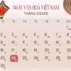 Chọn 24/11 là Ngày Văn hóa Việt Nam, người lao động được nghỉ lễ
