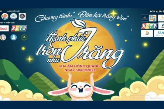 Ấm áp Đêm hội trăng rằm với chủ đề “Hạnh phúc tròn như trăng” tại tỉnh Bà Rịa – Vũng Tàu